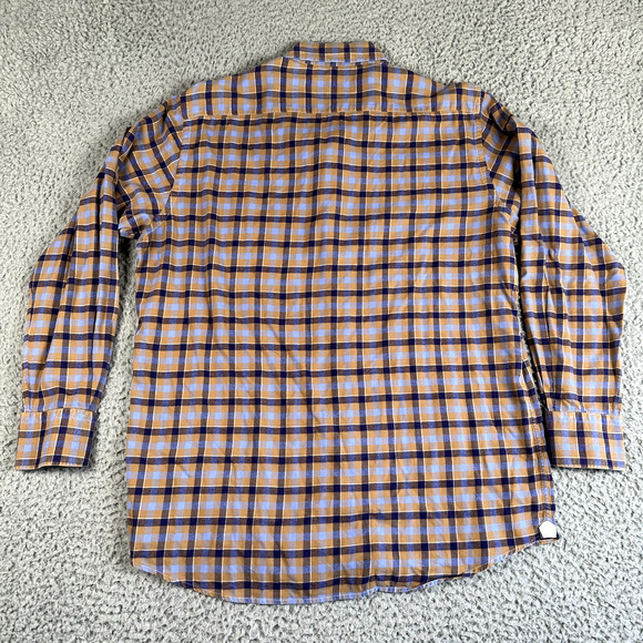 Bruli Carroll & Co Beverly‎ Hills Shirt Men's XL Plaid Flannel Swiss Made - Picture 5 of 10